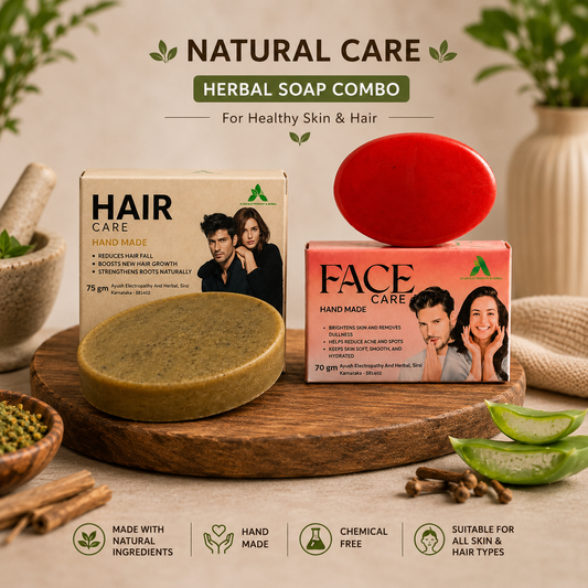 Ayush Electropathy Face Care + Hair Care Soap